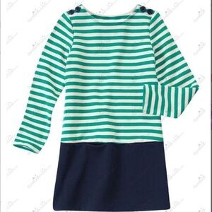 Gymboree Striped Color Block Dress Size 7 Dropped Waist